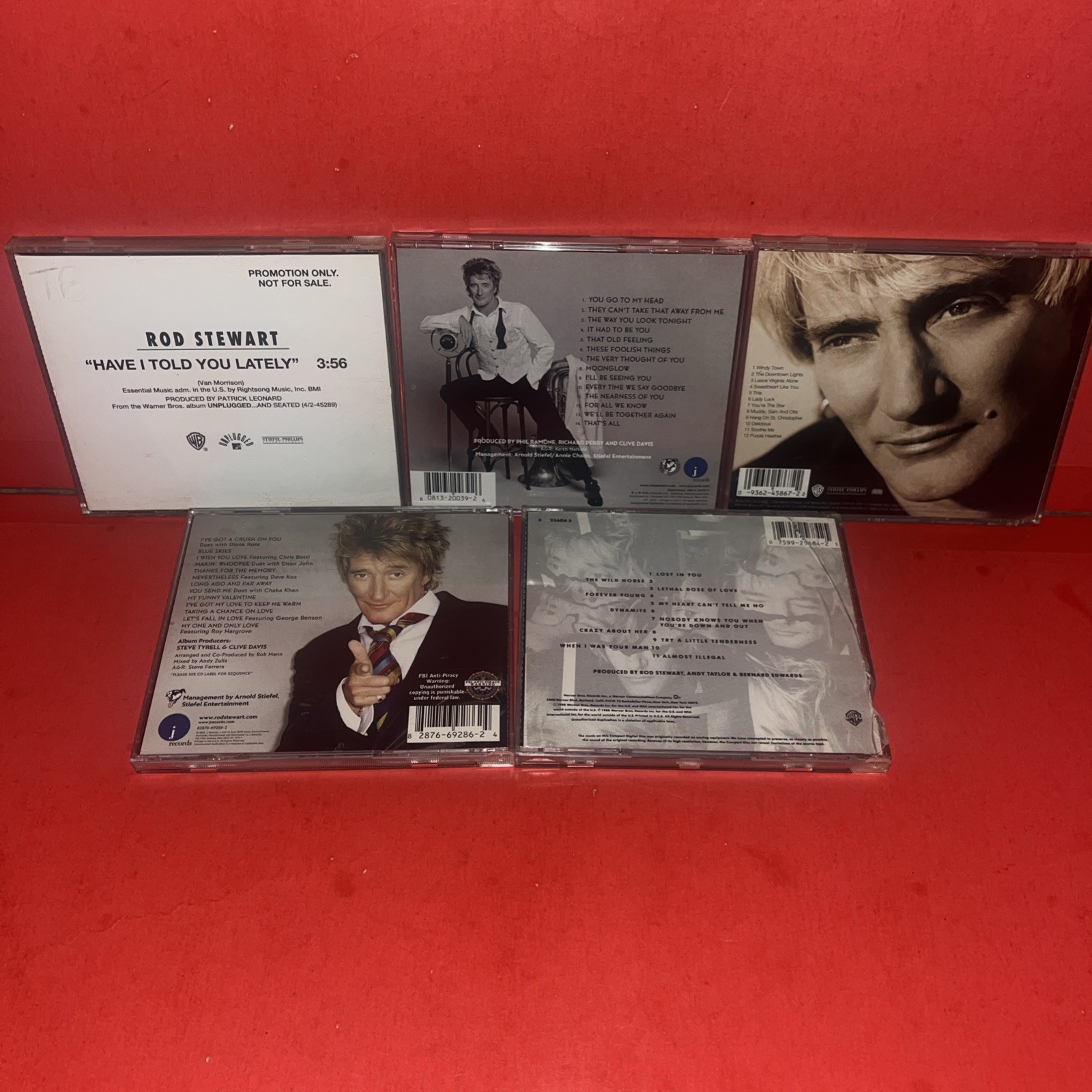 Lot of 10 Rod Stewart CD's - See Item Description for title