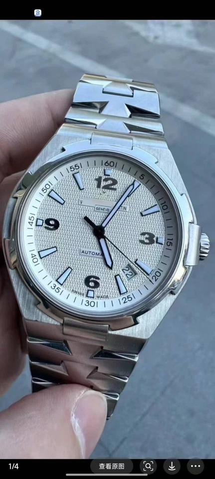 DIY SET for ZF 42MM VC Overseas‌ 9015 watch case + dial + hands + Strap sapphire - Image 2 of 4