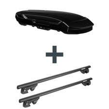 Dachbox Thule Motion 3 L Low + Dachtr&auml;ger f&uuml;r Mercedes C Kl. T-Mod. Typ S204 AMG
