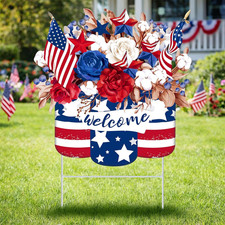 4Th of July Decorations Outdoor Metal 250Th Anniversary Patriotic Decorative Gar