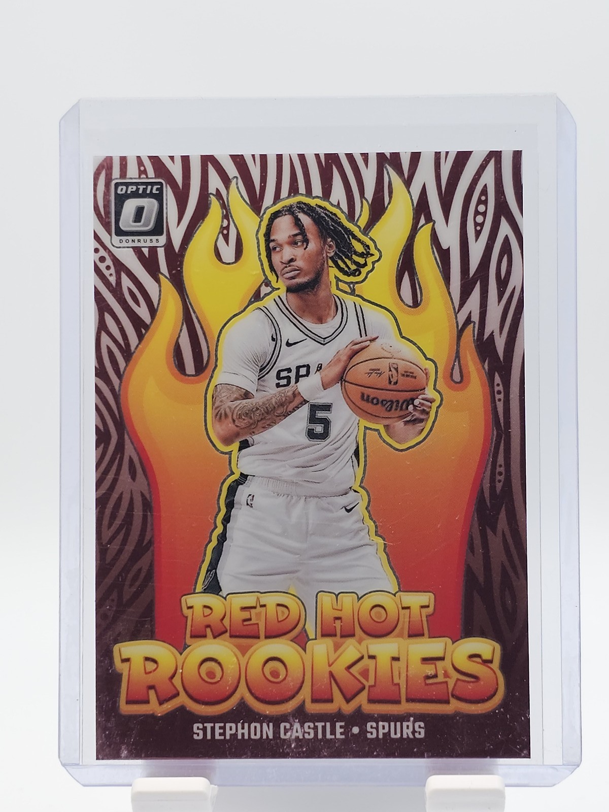 STEPHON CASTLE 2024-25 DONRUSS OPTIC RED HOT ROOKIES ROOKIE #13 Q1300