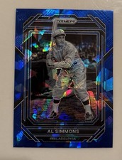 2023 Panini Prizm Baseball Al Simmons Blue Ice Prizm