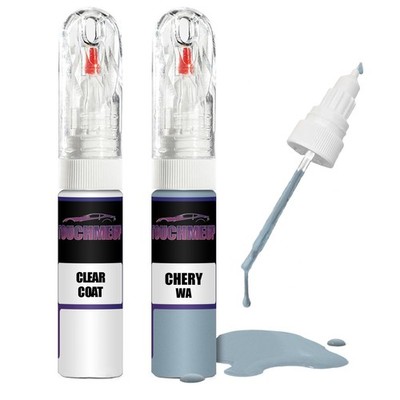 Lackstift für CHERY VANILLA BLUE WA + Klarlack Pinsel Kratzer Fix Kit