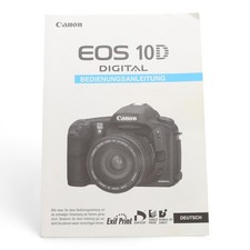 Canon EOS 10D Digital User Manual Operating Instructions