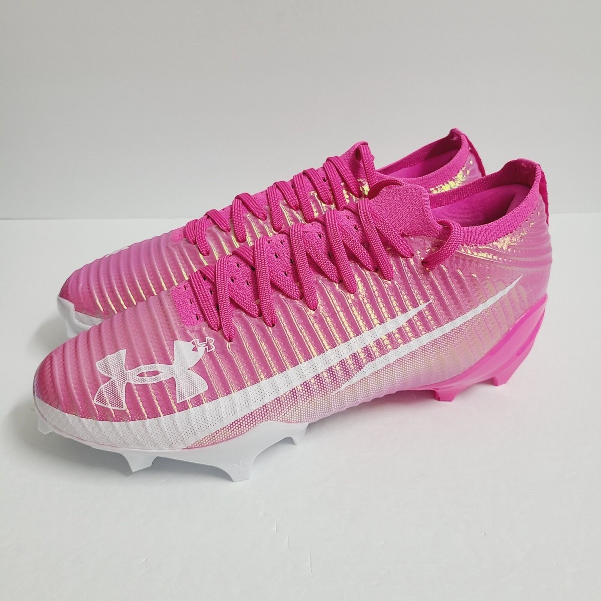 Under Armour Blur Pro Football Cleats 3028220-652 Size 9.5 Pink | eBay