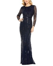 Mac Duggal Midnight Dress Women's Blue 4