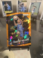 2025 Panini Prizm WNBA #69 Courtney Williams Orange Cracked Ice - Minnesota Lynx