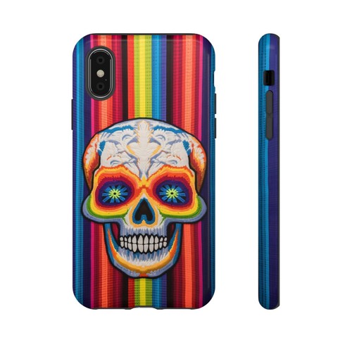 Tough Phone Case Trippy Skull Rug Knit 3D Design. iPhone, Samsung, Google Pixel - 第 124/285 張圖片