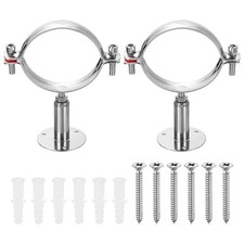 2Set Wall Mount Pipe Supports for OD Pipe 80-89 mm (L: 50-100mm)