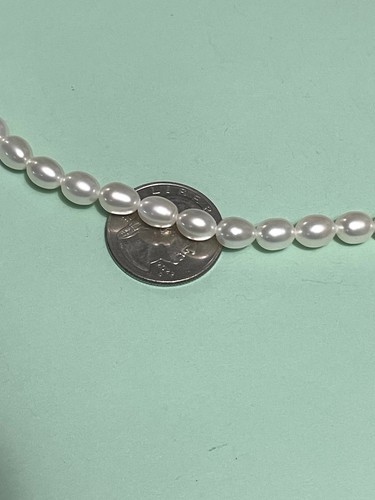 Vintage/Retro HONORA 925 Sterling Silver Freshwater Pearl Toggle Bracelet, 7.5" - 第 8/12 張圖片