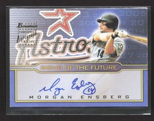 2002 Bowman Draft Picks & Prospects Morgan Ensberg Signs Future Auto TV2808