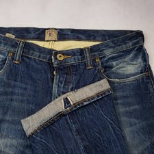 PRPS Slevedge Jeans Men Size 36 X 35 Blue Denim Cotton Straight Leg Five Pocket
