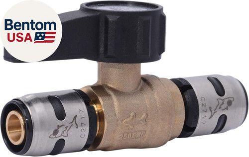 1/2 Inch Evopex Ball Valve, Push to Connect Plumbing Fitting, PEX, K22222Z