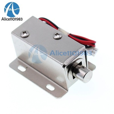 DC 12V Electromagnetic Door Lock Mini Electric Magnetic Control Bolt Lock #pq
