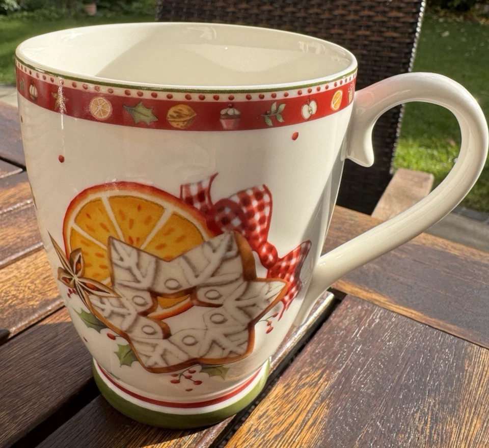 Villeroy & Boch Winter Bakery Delight Henkelbecher / Tasse 3 D seltenes Motiv