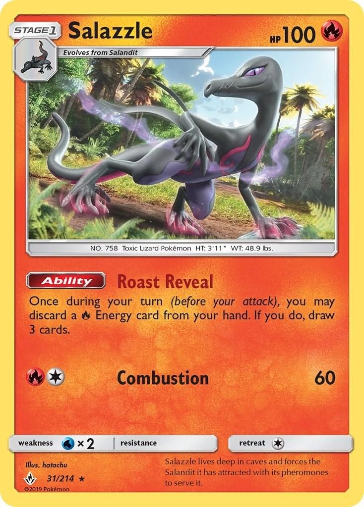 Salazzle 31/214 Sm-Unbroken Bonds Regular