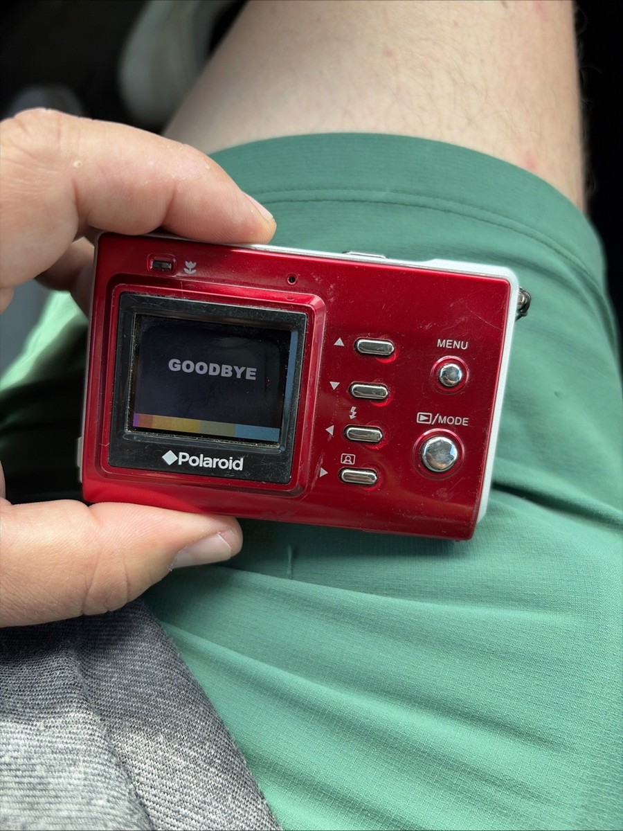 Polaroid A330 5.0MP Digital Camera - Red- Tested & Working | eBay