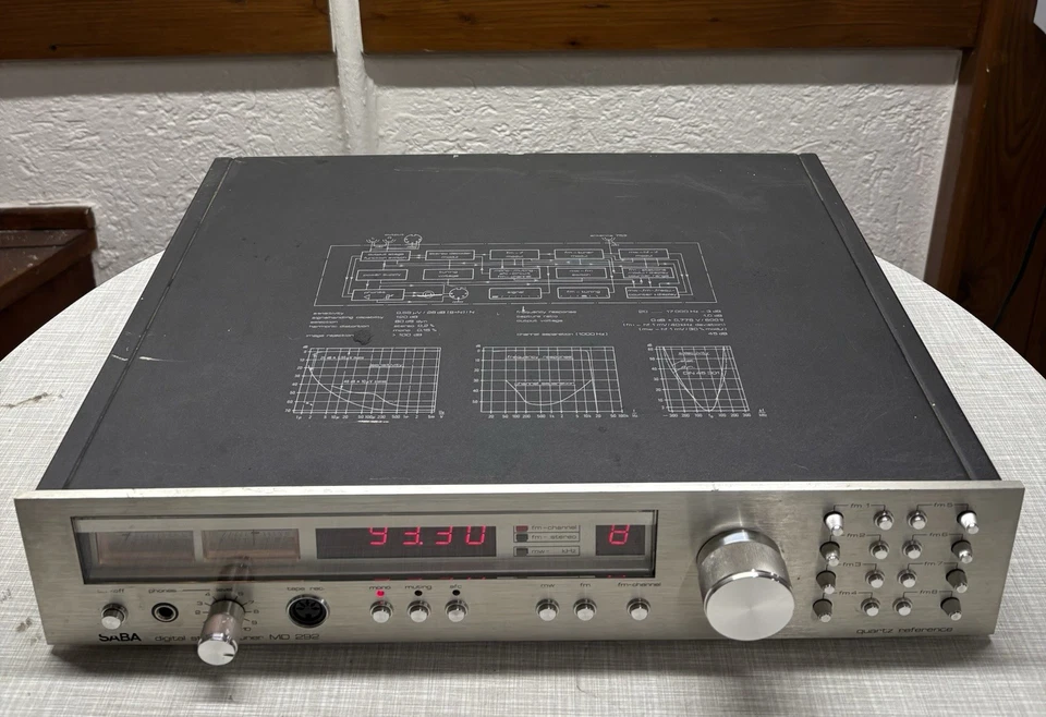 Saba Digital Stereo Tuner MD 292 Referenz FM digitales Radio High End Getestet✅ - Bild 2 von 4