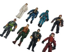 Vintage 2003-2005 Lanard Military / GI Joe Action Figure Bundle Of 8 Figures