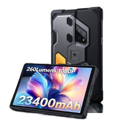8849 TANK PAD Ultra Unihertz DLP Projector Robust Tablet 23400mAh 32GB+512GB Pad