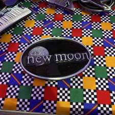 Pewter Belt Buckle novelty New Moon Twlight