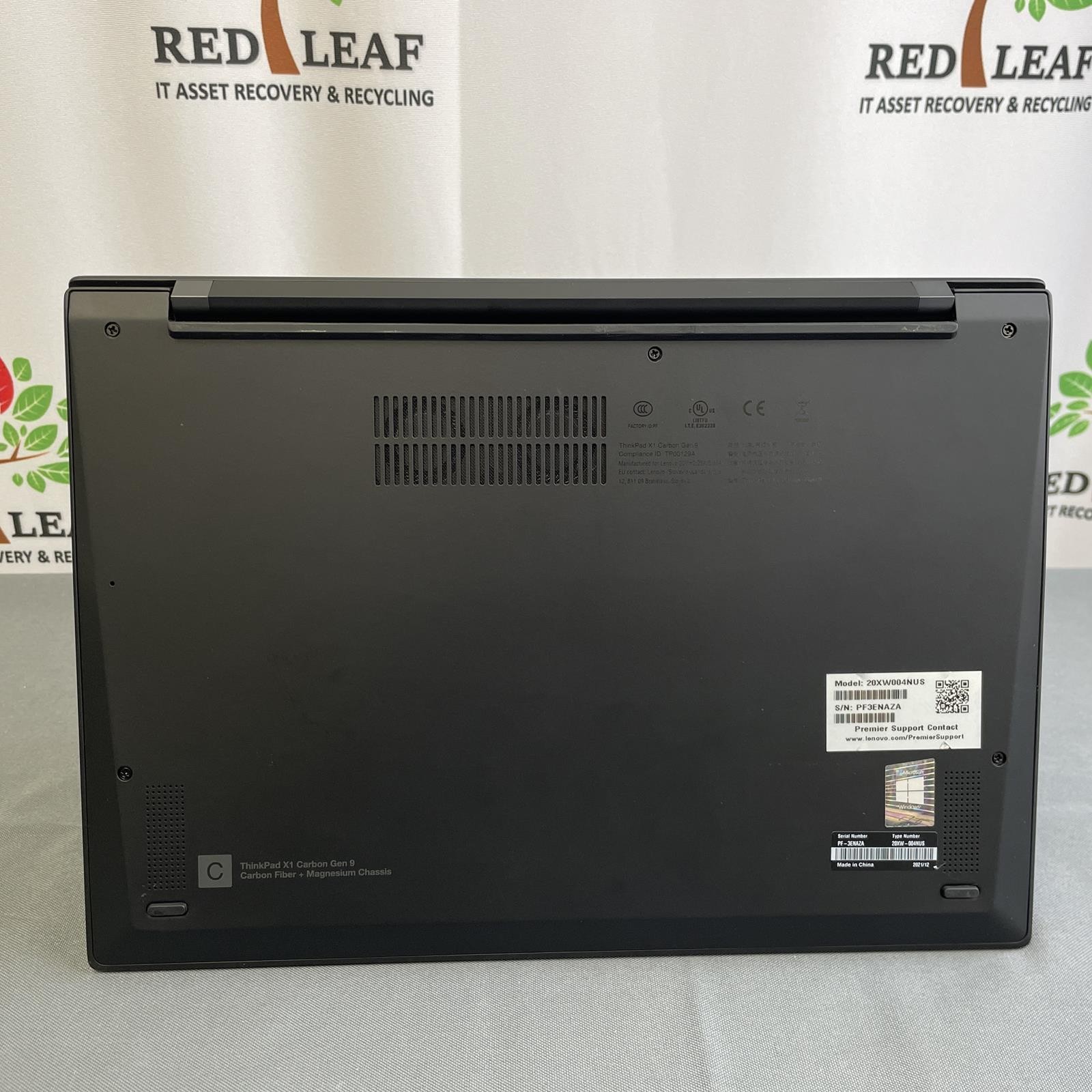 LENOVO ThinkPad X1 Carbon Gen 9, 14-Inch Laptop, with Core i7 1185G7, None NVMe (Non-Volatile Memory Express), Windows 11 Pro