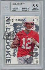 Tom Brady 2000 Upper Deck Black Diamond Rookie Card #126 BGS 8.5 NM-MT+