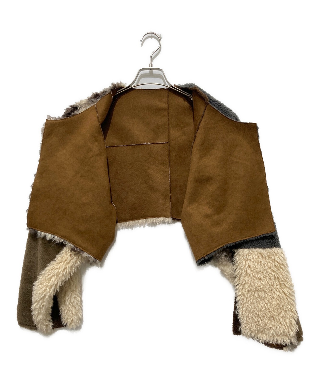 Ameri Many Way Various Boa Jacket/ Brown/ Size: M - image 8