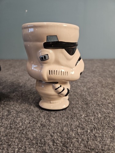 Star Wars Galerie Storm Trooper & Darth Ceramic Planter Goblet Mug Collectible - Picture 8 of 14