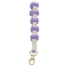 Boho Macrame Cute Butterfly Wristlet Key Chain Ring Handmade Keychain Purple