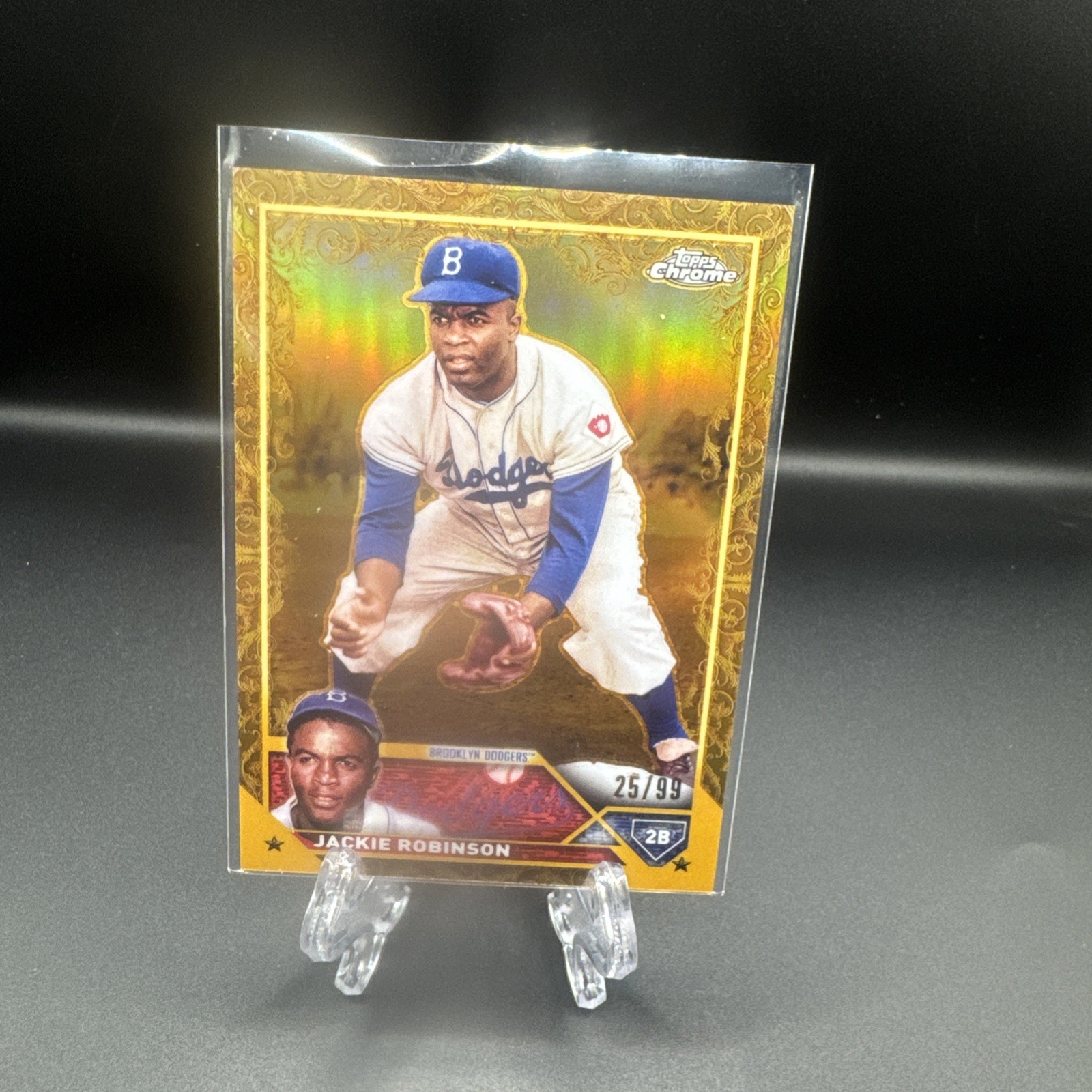 2023 Topps Gilded Collection - Jackie Robinson - Refractor /99🔥HOT🚨