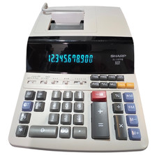 Sharp EL-1197PIII 12 Digit Heavy Duty Printing Calculator Tested Clean