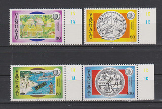 VANUATU 1985 yt 722 / 725 N TABLEAUX ...