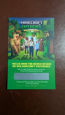 Exklusiver Minecraft Experience Umhang (Cape) - NEU