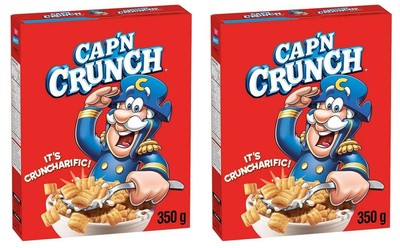 Canadian Cap'n Crunch Original Cereal, 350g (2 Pack)