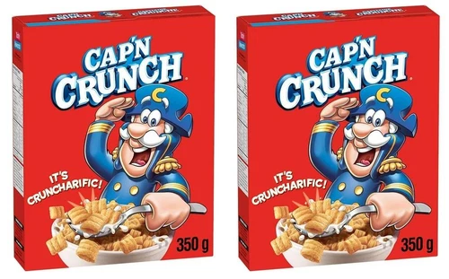 Canadian Cap'n Crunch Original Cereal, 350g 2 Pack