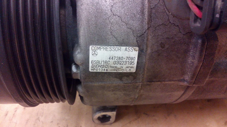 MERCEDES BENZ C CLASS W204/S204/C204 07/2007-01/2015 A/C COMPRESSOR 2.1L DIESEL - image 3 of 4