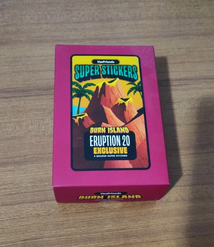 VeeFriends 5 Super Sticker Sealed Box Burn Island 20 CockatooFlamingoSharkCrane