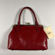 Patricia Nash Rora Frame Satchel - Maroon Robine Rosewood - NWT - Org. 299.95