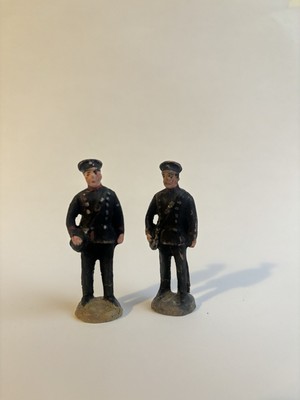 Eisenbahnfigur Kondukteur Tipple Topple Masse um 1920