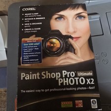 New Corel Paint Shop Pro Ultimate Photo X2 Software Windows XP Vista
