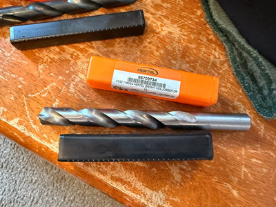 NEW Hertel Jobber Length Drill Bit 21/32'' (0.6563) Dia, 118 deg HSS 85703734