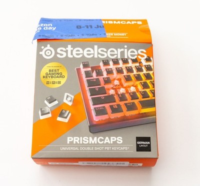 Steelseries PrismCaps Pudding Double Shot Tastenkappen MX Schwarz DE Layout
