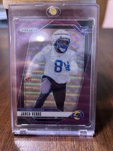 2024 Panini Prizm Rookies Jared Verse #341 Purple Wave Prizm /99 (RC)