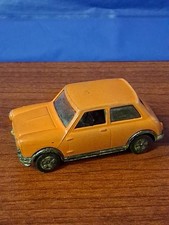 PlayArt Austin Mini Cooper S MKII Orange Diecast Car Vintage