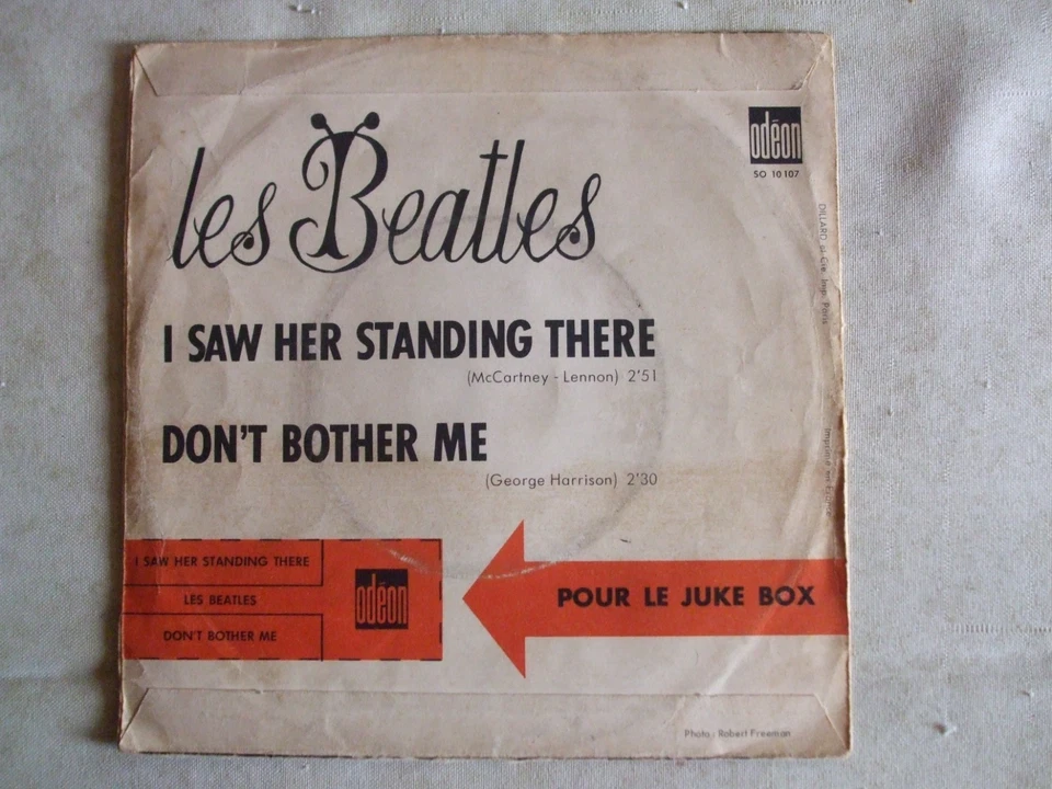 BEATLES SP 45T JUKE BOX ODEON SO 10 107 TRES RARE ET EN TRES BONNE ETAT - Photo 2/4