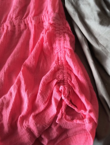 Victoria's Secret Romper Size S Pink Y2K Strapless Pull-On Playsuit Cover Up - Picture 6 of 8
