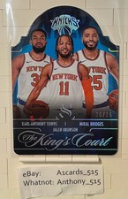 Towns/Brunson/Bridges - 2024-25 Panini Silhouette The Kings Court Die Cut 20/25