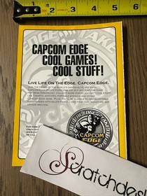 Sega Dreamcast - CAPCOM Point of Sale Promotional Flier Power Stone MvC - PROMO