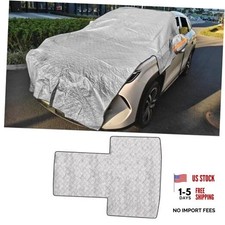 Car Windshield Snow Cover, Waterproof Auto Front Window Ice Protector White